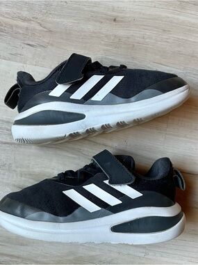Adidas Kids Black & White Athletic Sneakers FortaRun